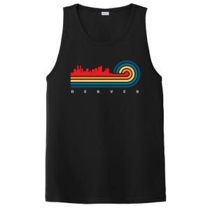 Retro City Of Denver Colorado PosiCharge Competitor Tank