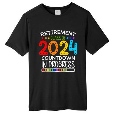 Retirement Class Of 2024 Teacher Countdown Tall Fusion ChromaSoft Performance T-Shirt