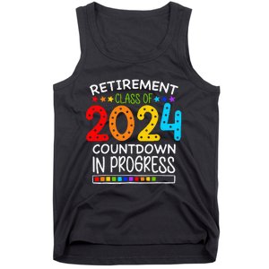 Retirement Class Of 2024 Teacher Countdown Tank Top