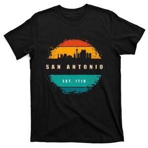 Retro City Of San Antonio Texas T-Shirt