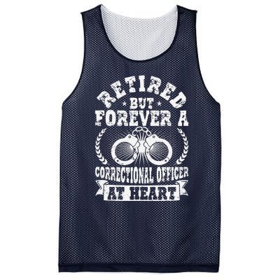 Retired Correctional Officer Best Officers Funny Mesh Reversible Basketball Jersey Tank