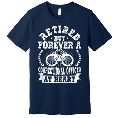 Retired Correctional Officer Best Officers Funny Premium T-Shirt