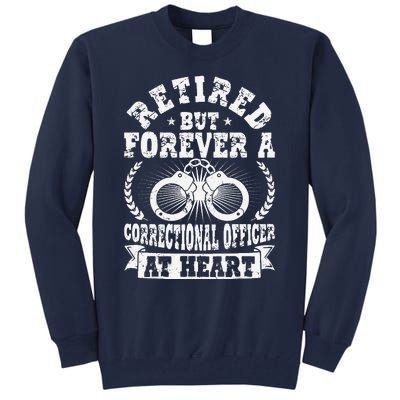 Retired Correctional Officer Best Officers Funny Tall Sweatshirt