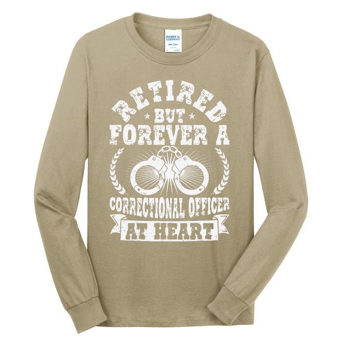 Retired Correctional Officer Best Officers Funny Tall Long Sleeve T-Shirt