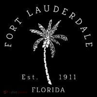 Retro Cool Original Fort Lauderdale Palm Tree Novelty Art Impact Tech Backpack