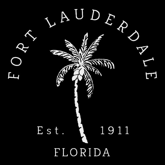 Retro Cool Original Fort Lauderdale Palm Tree Novelty Art Visor
