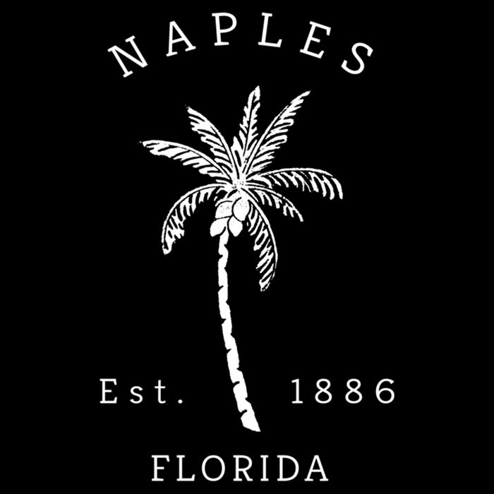 Retro Cool Original Naples Florida Beach Palm Tree Meaningful Gift Cooling Performance Crew T-Shirt