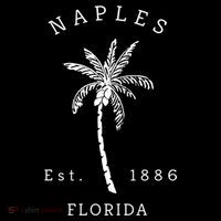 Retro Cool Original Naples Florida Beach Palm Tree Meaningful Gift Kids T-Shirt