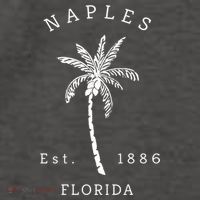 Retro Cool Original Naples Florida Beach Palm Tree Meaningful Gift Vector Backpack