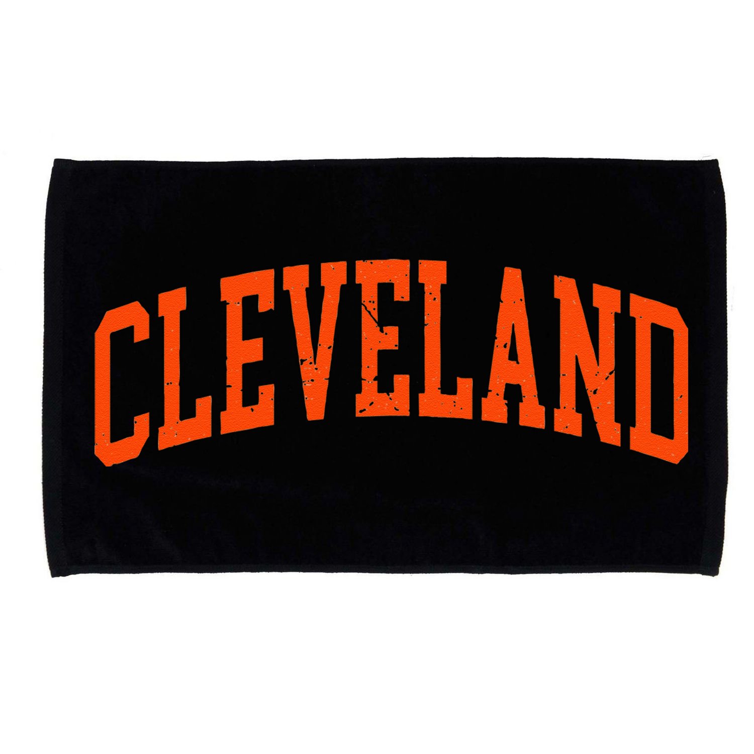 Retro Cleveland Ohio Arched Vintage Souvenir Microfiber Hand Towel