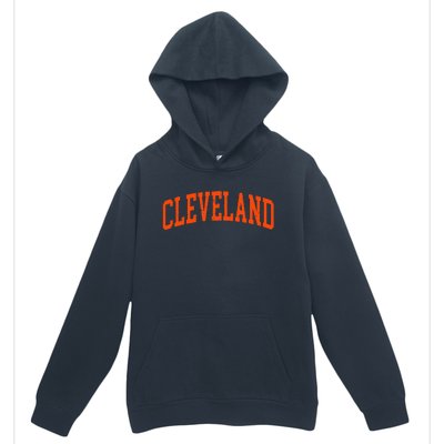 Retro Cleveland Ohio Arched Vintage Souvenir Urban Pullover Hoodie