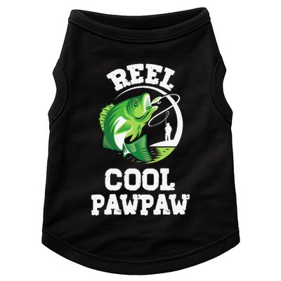 Reel Cool Pawpaw Fishing Fisherman Funny Retro Pawpaw Doggie Tank
