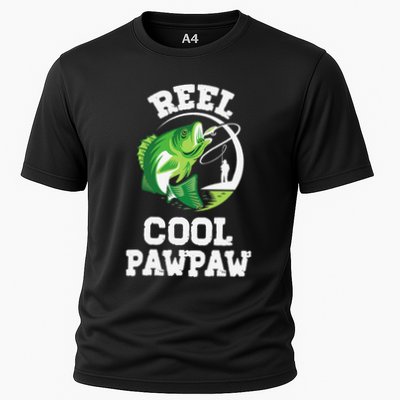 Reel Cool Pawpaw Fishing Fisherman Funny Retro Pawpaw Performance Shirt