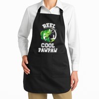Reel Cool Pawpaw Fishing Fisherman Funny Retro Pawpaw Apron
