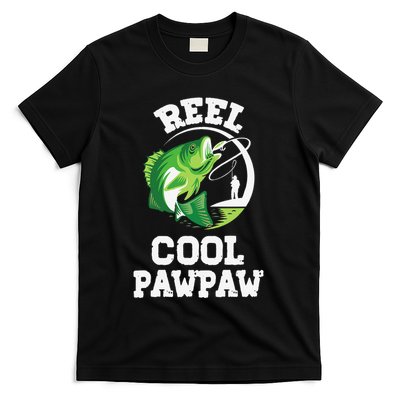 Reel Cool Pawpaw Fishing Fisherman Funny Retro Pawpaw T-Shirt