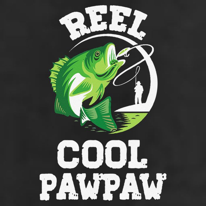 Reel Cool Pawpaw Fishing Fisherman Funny Retro Pawpaw 11oz C Handle Ceramic Mug