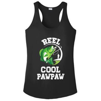 Reel Cool Pawpaw Fishing Fisherman Funny Retro Pawpaw Ladies PosiCharge Competitor Racerback Tank