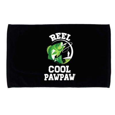Reel Cool Pawpaw Fishing Fisherman Funny Retro Pawpaw Microfiber Hand Towel
