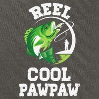 Reel Cool Pawpaw Fishing Fisherman Funny Retro Pawpaw Cotton Canvas Backpack