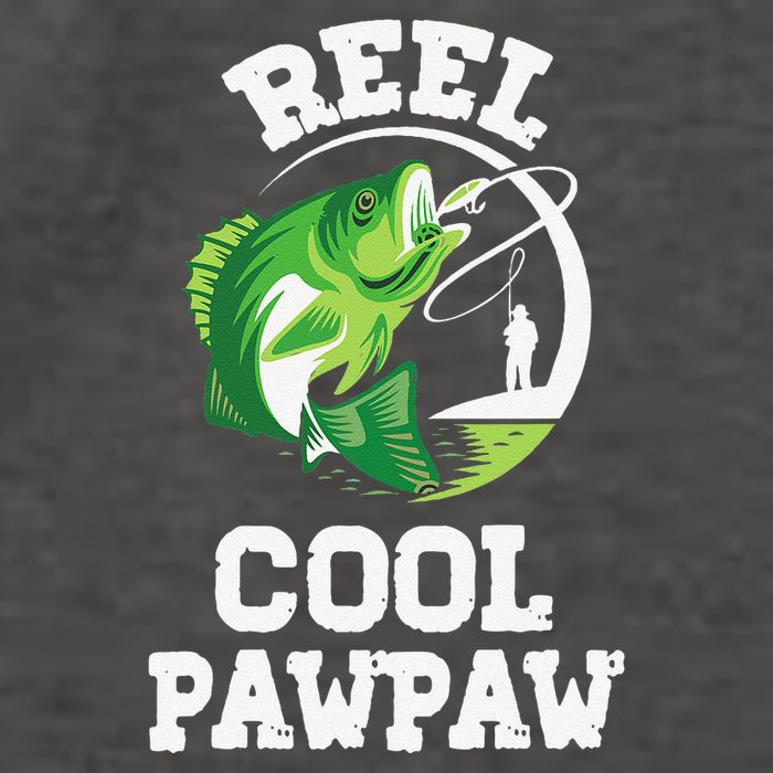 Reel Cool Pawpaw Fishing Fisherman Funny Retro Pawpaw Vector Backpack