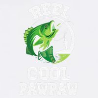 Reel Cool Pawpaw Fishing Fisherman Funny Retro Pawpaw Garment-Dyed Sweatshirt