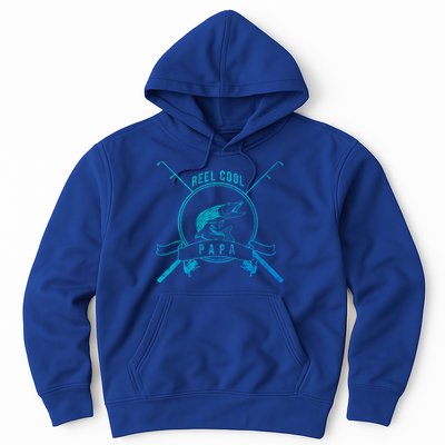 Reel Cool Papa Grandpa Fishing Gift Hoodie