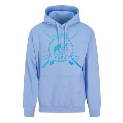 Reel Cool Papa Grandpa Fishing Gift Unisex Surf Hoodie