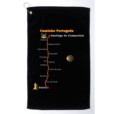 Route Caminho PortuguêS De Santiago Stages Camino Portugues Golf Towel
