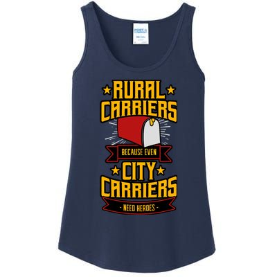 Rural Carriers Postal Worker Mail Delivery Mailman Postman Ladies Essential Tank