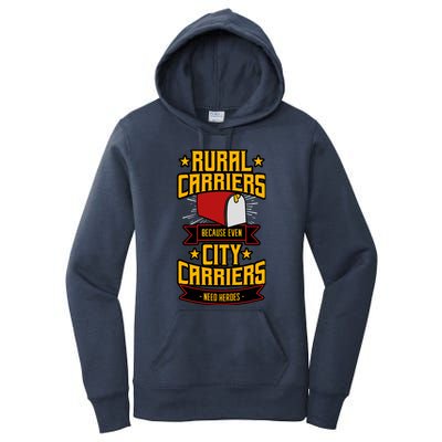 Rural Carriers Postal Worker Mail Delivery Mailman Postman Women's Pullover Hoodie