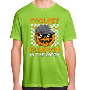 Retro Coolest Pumpkin In The Patch Outfit Halloween Adult ChromaSoft Performance T-Shirt