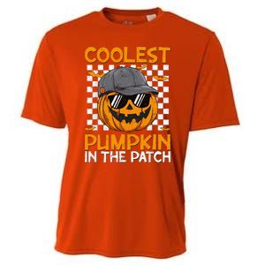 Retro Coolest Pumpkin In The Patch Outfit Halloween Cooling Performance Crew T-Shirt