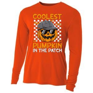 Retro Coolest Pumpkin In The Patch Outfit Halloween Cooling Performance Long Sleeve Crew