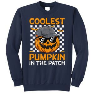 Retro Coolest Pumpkin In The Patch Outfit Halloween Sweatshirt