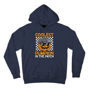 Retro Coolest Pumpkin In The Patch Outfit Halloween Tall Hoodie