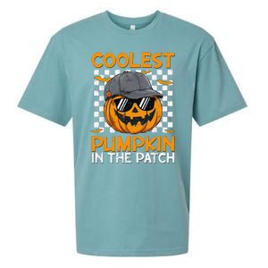 Retro Coolest Pumpkin In The Patch Outfit Halloween Sueded Cloud Jersey T-Shirt