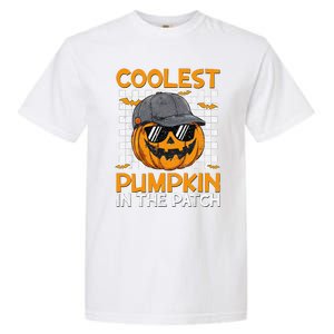 Retro Coolest Pumpkin In The Patch Outfit Halloween Garment-Dyed Heavyweight T-Shirt