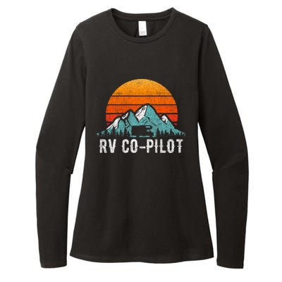 Rv Co Pilot Motorhome Travel Vacation Gift Womens CVC Long Sleeve Shirt