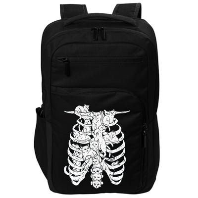 Ribcage Cats Pastel Goth Alt Clothes Aesthetic Egirl Impact Tech Backpack