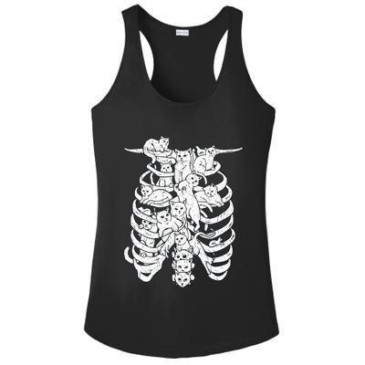 Ribcage Cats Pastel Goth Alt Clothes Aesthetic Egirl Ladies PosiCharge Competitor Racerback Tank