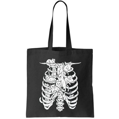 Ribcage Cats Pastel Goth Alt Clothes Aesthetic Egirl Bag