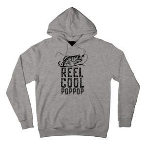 Reel Cool Pop Pop Fishing Fisherman Funny Retro PopPop Tall Hoodie