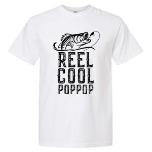 Reel Cool Pop Pop Fishing Fisherman Funny Retro PopPop Garment-Dyed Heavyweight T-Shirt