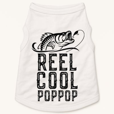 Reel Cool Pop Pop Fishing Fisherman Funny Retro PopPop Doggie Tank