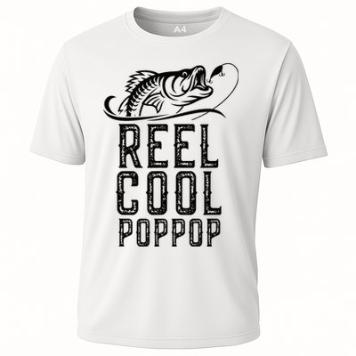Reel Cool Pop Pop Fishing Fisherman Funny Retro PopPop Performance Shirt
