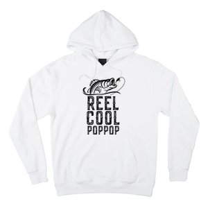 Reel Cool Pop Pop Fishing Fisherman Funny Retro PopPop Hoodie