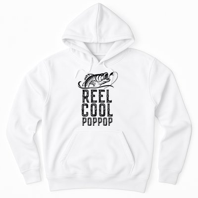 Reel Cool Pop Pop Fishing Fisherman Funny Retro PopPop Hoodie