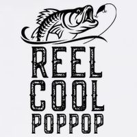 Reel Cool Pop Pop Fishing Fisherman Funny Retro PopPop Sustainable Bucket Hat