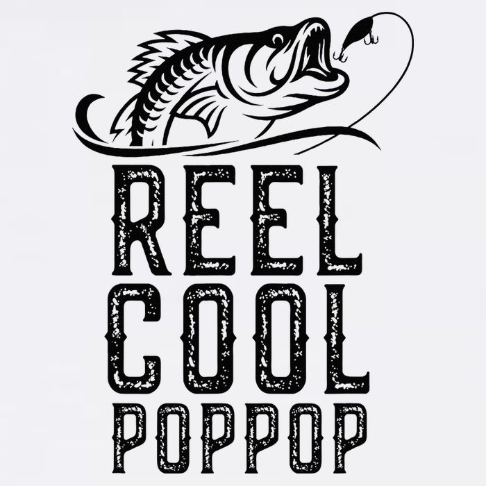 Reel Cool Pop Pop Fishing Fisherman Funny Retro PopPop Sustainable Bucket Hat