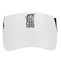 Reel Cool Pop Pop Fishing Fisherman Funny Retro PopPop Adult Drive Performance Visor